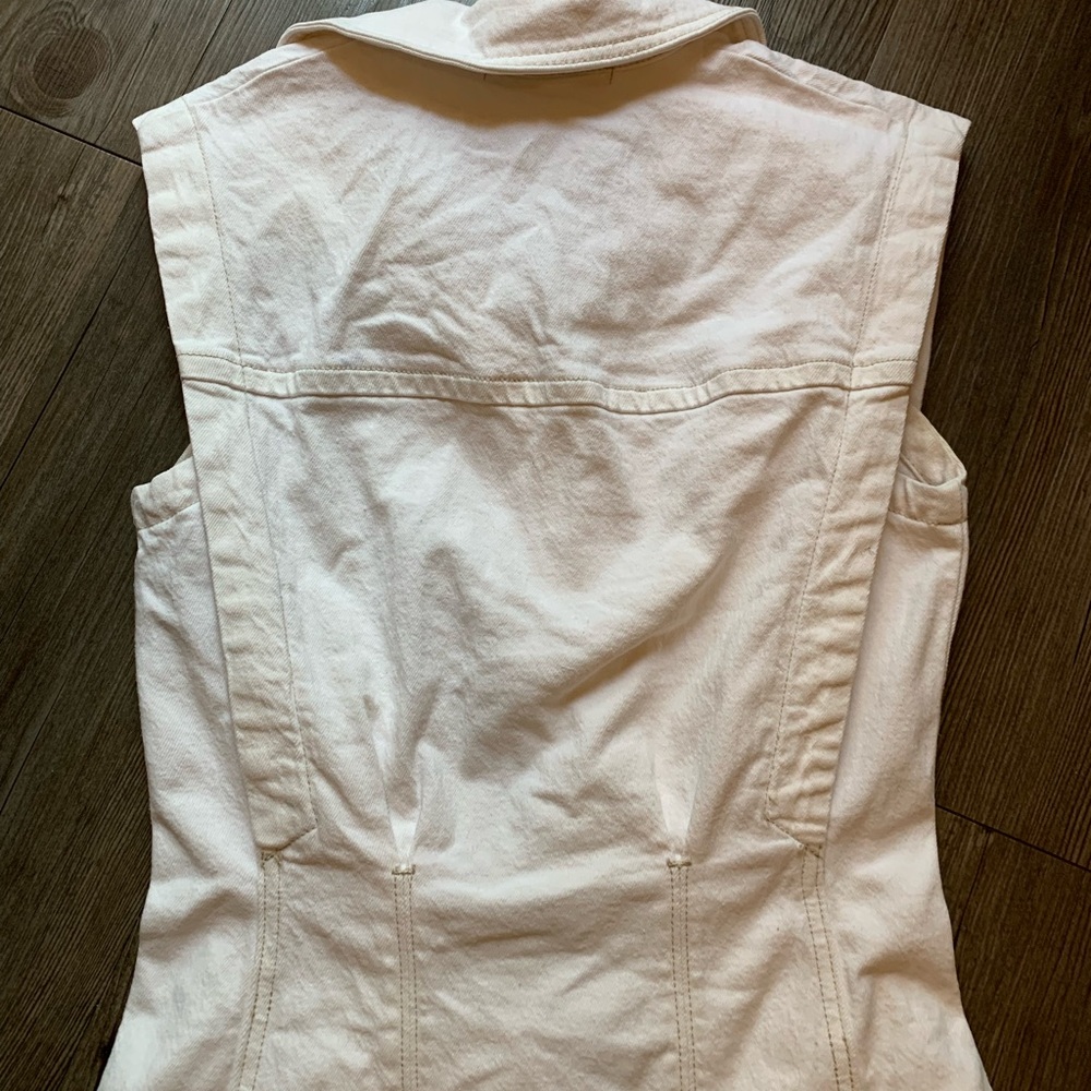 A&F Cream Button-Up Dress - Picture 10 of 10